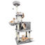 Nobleza Árbol Rascador para Gatos Altura 148 CM, Rascador para Gatos Grandes de Varias Capas, Nido Colgante para Gatos, 9 Postes de Sisal, Pelotas de Felpa, Gris, , large indicador imagen numero 1