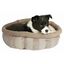 Trixie Leona Cama Redonda Marrón y Beige para perros, , large indicador imagen numero 2