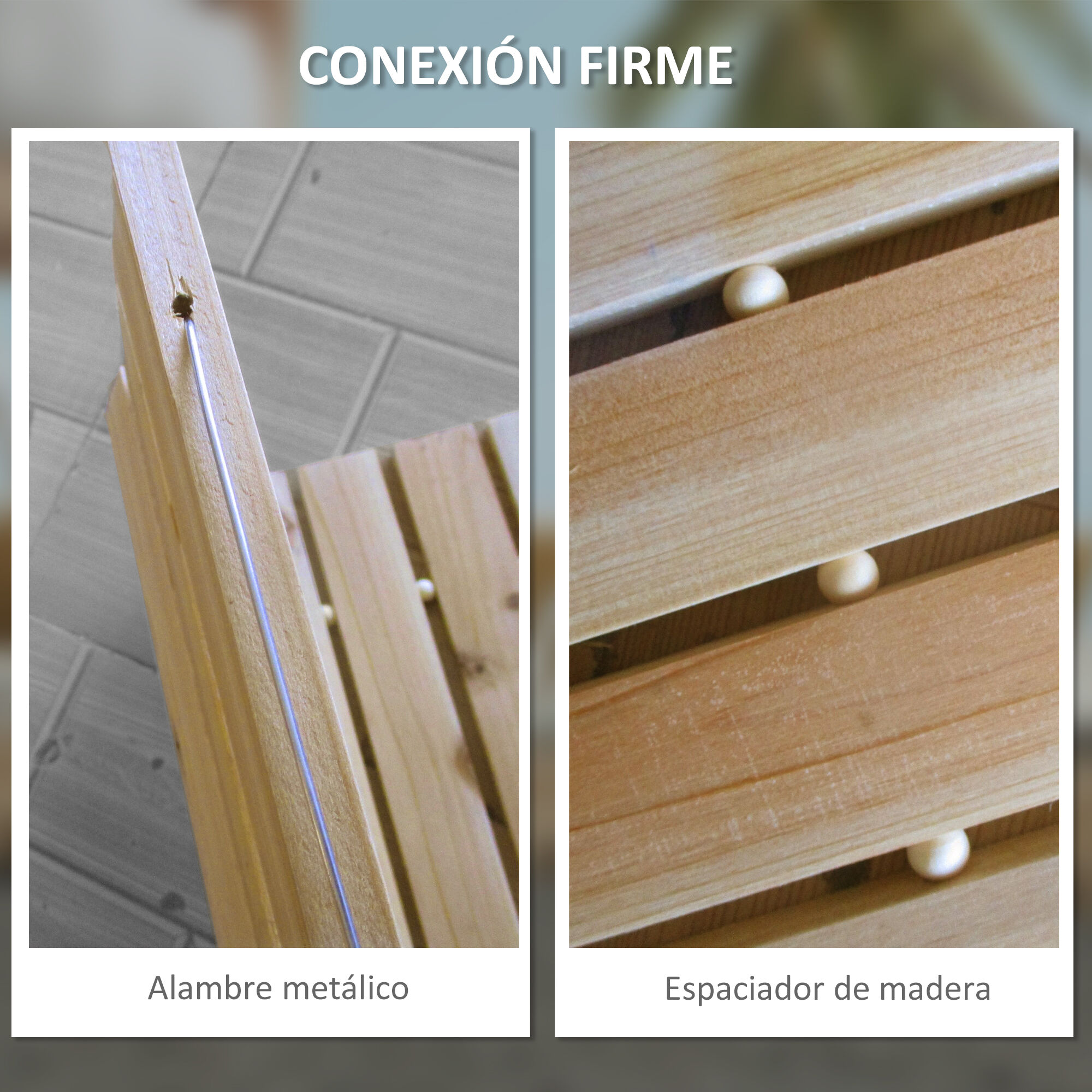 Outsunny Camino De Jardín De Madera Enrollable Para Exteriores thumbnail