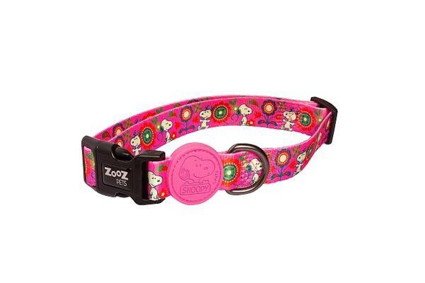 Collar para perro Snoopy color rosa, , large Imagen numero 4