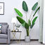 Outsunny Planta de Decoración Artificial de Palma Árbol Realista con Maceta 10 Hojas Ф18x180cm para Exterior e Interior No Requiere Instalación, , large indicador imagen numero 2