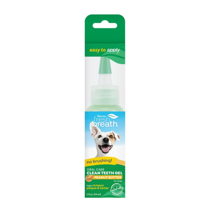 Tropiclean Fresh Breath Gel Oral Mantequilla de Cacahuete para perros, , large Imagen numero 1