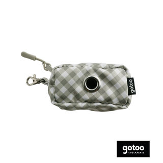 Gotoo Porta bolsas cuadro vichy para perros