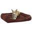 Vidaxl sofá acolchado de cuero marrón para mascotas, , large indicador imagen numero 5