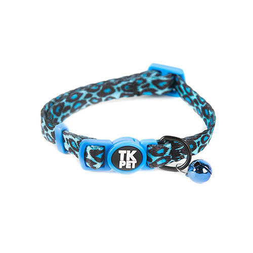 TK-Pet Safari collar para gatos con cascabel azul Imagen numero 1