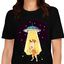 Mascochula camiseta mujer abduction personalizada con tu mascota negra, , large indicador imagen numero 1