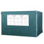 Outsunny 2 Paredes Parte Laterales para Carpa 3x3m Lado Parasol de Gazebo Tela Oxford con Ventana Medidas 300x200cm Verde Oscuro, , large indicador imagen numero 1