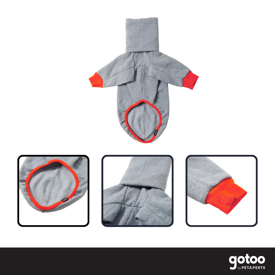 Gotoo Sudadera Gris para galgos, , large Imagen numero 3