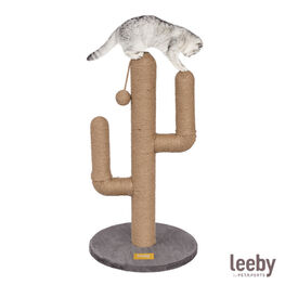 Leeby Carmen Cactus rascador con juguete para gatos