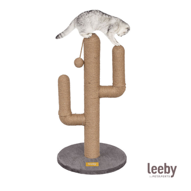 Leeby Carmen Cactus rascador con juguete para gatos thumbnail