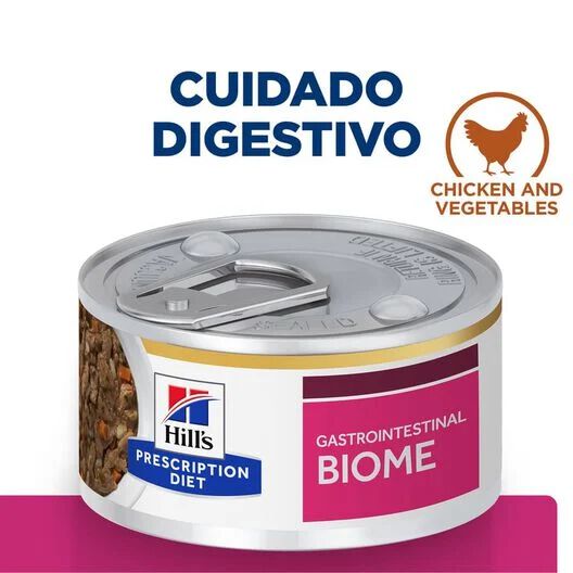 Hill&#039;s Prescription Diet Gastrointestinal Biome Estofado de Pollo lata para gatos thumbnail