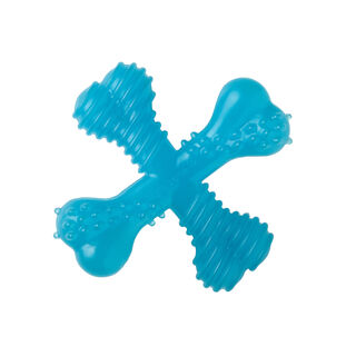 Nylabone Hueso X Mordedor Sabor a Carne para cachorros
