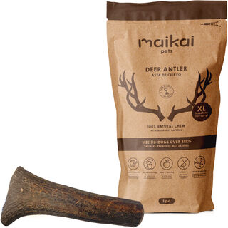 MAIKAI Asta de Ciervo para Perro - Mordedor Natural para Perros