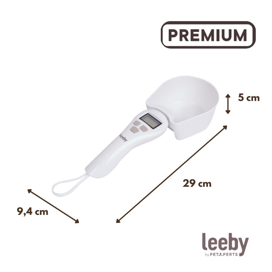 Leeby Cuchara Digital Medidor de Comidas para perros y gatos, , large Imagen numero 4