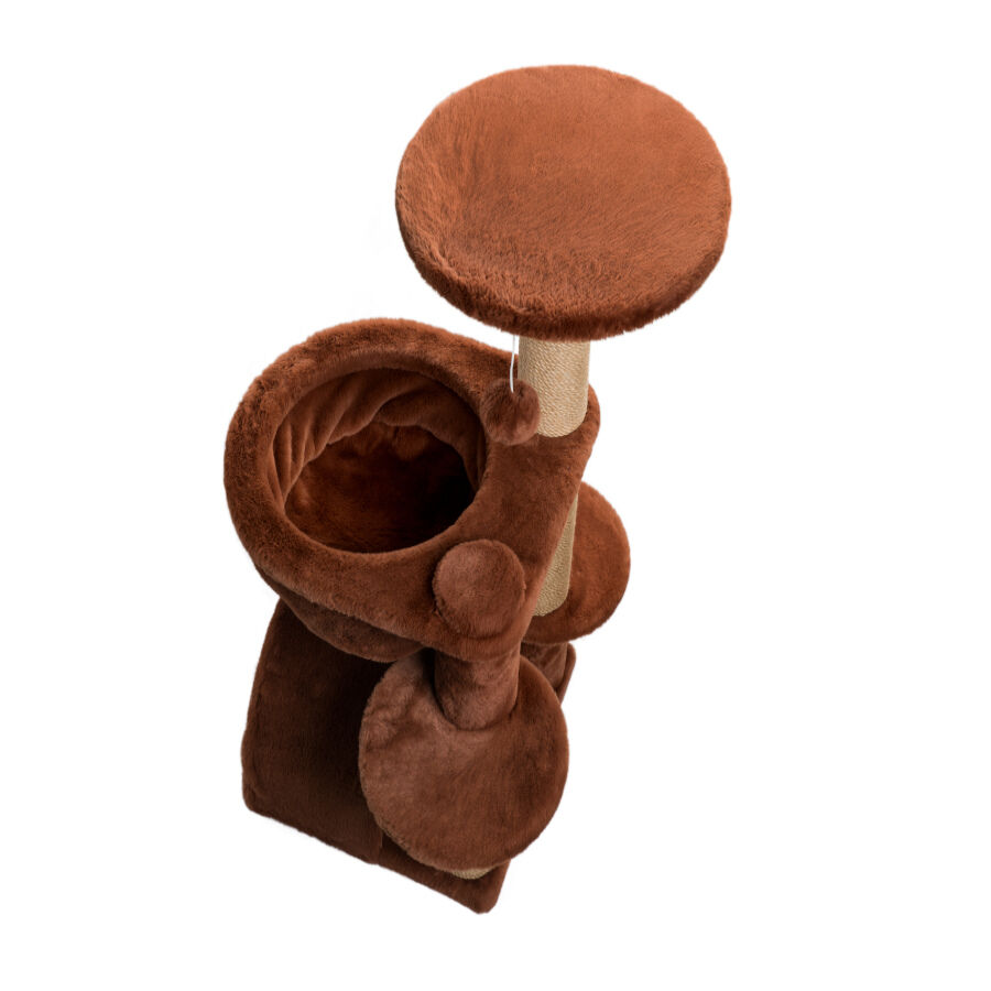 Catshion Amber &Aacute;rbol Rascador con Cueva Canela para gatos, , large Imagen numero 2