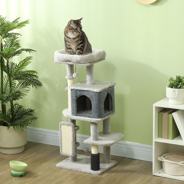 PawHut Árbol Gris Claro para Gatos thumbnail