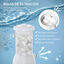 Outsunny Depuradora de Filtro 4.000 L/H para Piscina de 15.000 L con Nano Bolas de Filtro y Mangueras de Conexi&oacute;n de 30 mm Longitud 100 cm &Oslash;21x35 cm Gris, , large indicador imagen numero 4