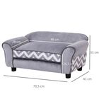 Sofá cama de diseño para perros color Gris, , large image number null