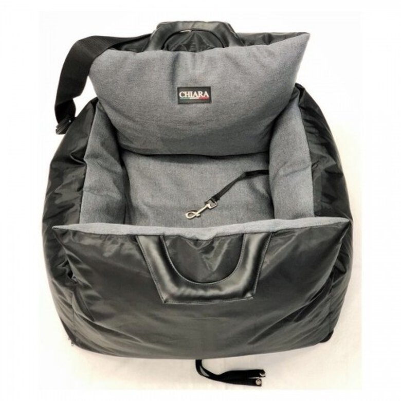 Cama y bolsa de viaje para perros color Negro, , large image number null