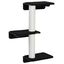 PawHut árbol rascador de pared con 3 plataformas para gatos, , large indicador imagen numero 1
