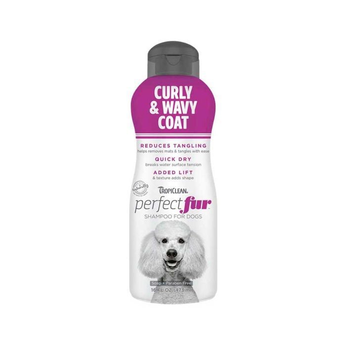 Tropiclean Champú Perfect Fur Curly and Wavy Coat para perros