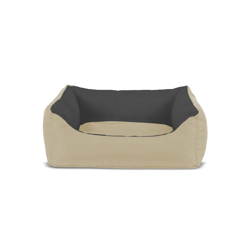 Gauty Cama para Perros y Gatos  Tela Impermeable - Beige y Gris, , large Imagen numero 1