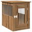 vidaXL Jaula para perros madera ingeniería roble artesanal 45x62x59cm, , large indicador imagen numero 6