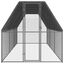 vidaXL Jaula gallinero de acero galvanizado 3x12x2 m, , large indicador imagen numero 31