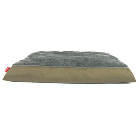Gauty Cama Redonda Tela Impermeable y pelo  Beige y gris para Perros y Gatos 