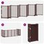 vidaXL Puerta para Perros Plegable Paneles Puerta de Seguridad Madera de &Aacute;lamo, , large indicador imagen numero 8