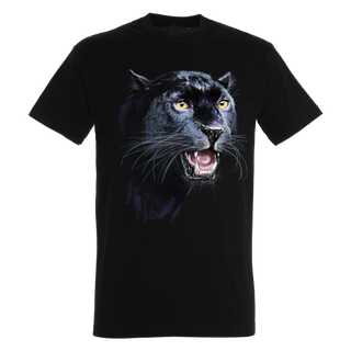 Camiseta Cabeza Pantera Negra color Negro