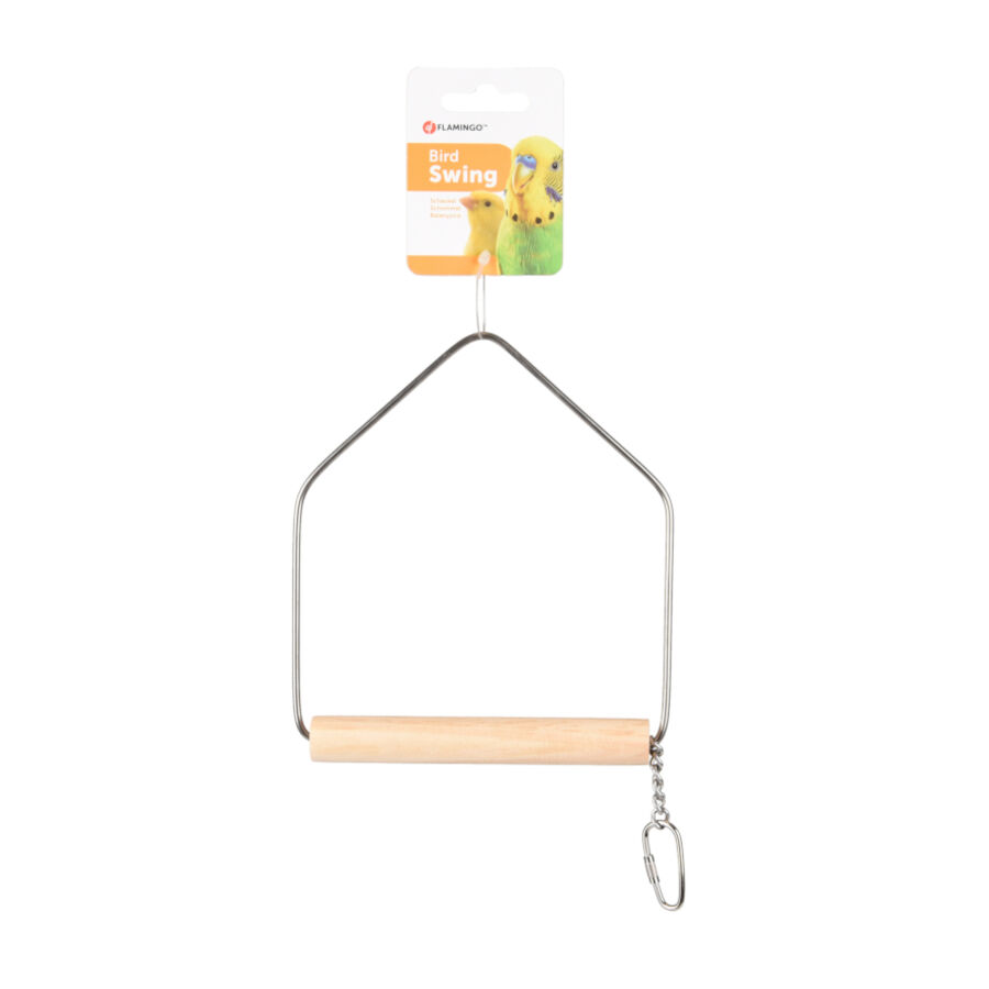 Flamingo Columpio de madera juguete para periquitos, , large Imagen numero 2