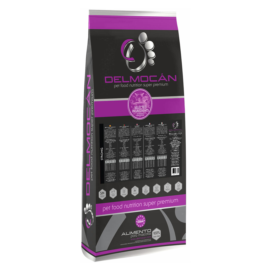Delmocan Pienso de alta energia 32/30 Super Premium STRONG 4800 para perros thumbnail