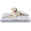 Nobleza Cama Lavable Perro Grande, Super Suave y Esponjoso Anti-Ansiedad Cama Para Perros, Cama de Perro de Felpa de Alta Calidad con Fondo Antideslizante, Gris cama perro antiestres, 122x74x10cm, XXL, , large indicador imagen numero 6