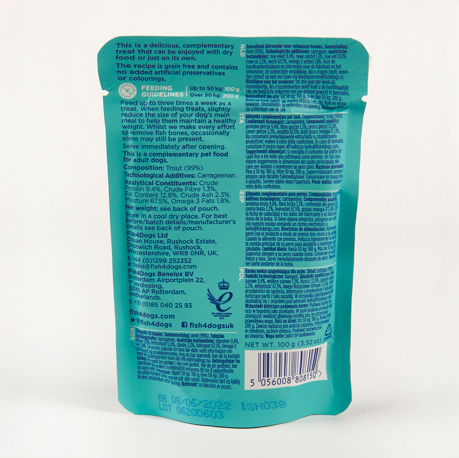 Fish4Dogs Mousse Trucha para perros thumbnail