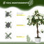 Outsunny Rosas Artificiales Verde y Blanco, , large indicador imagen numero 5