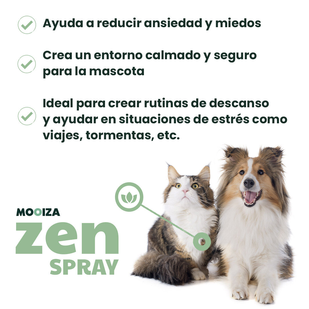 MOOIZA zen spray - efecto calmante para perros y gatos thumbnail