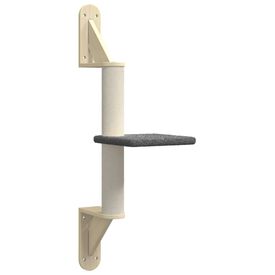 vidaXL Árbol rascador gris oscuro para Gatos