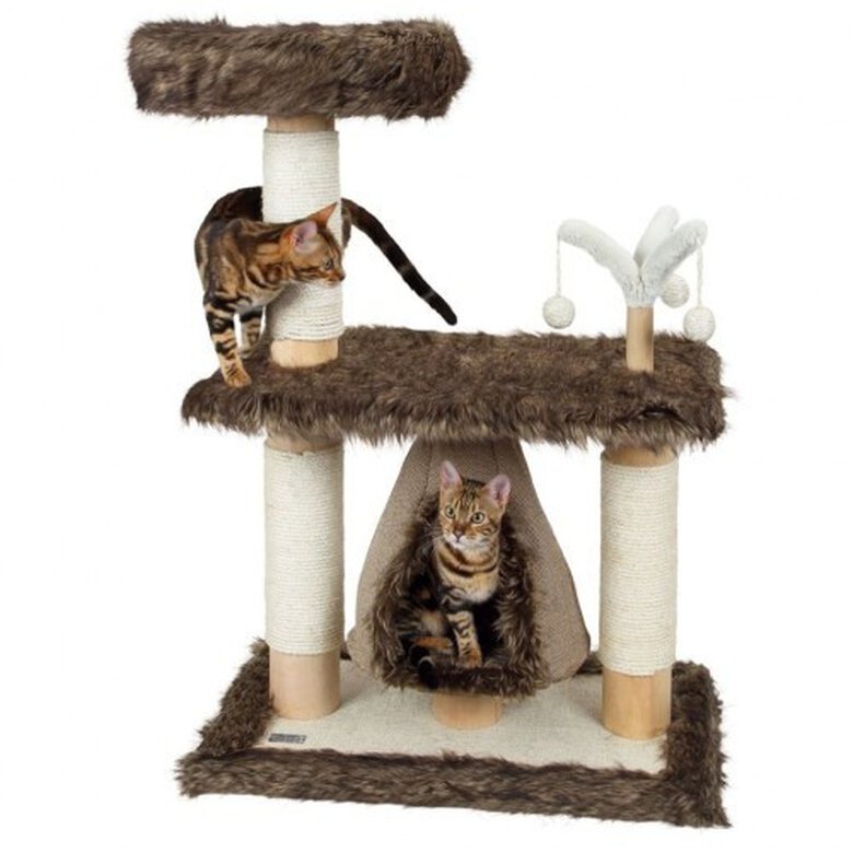 Árbol rascador Kerbl para gatos color Marrón, , large image number null