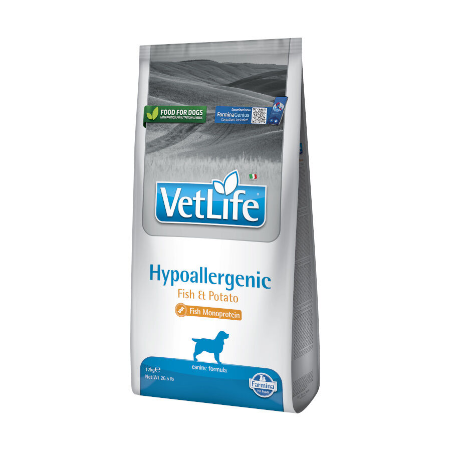 12 kg Farmina Vet Life Hypoallergenic Pescado y Batata pienso para perros, , large Imagen numero 1