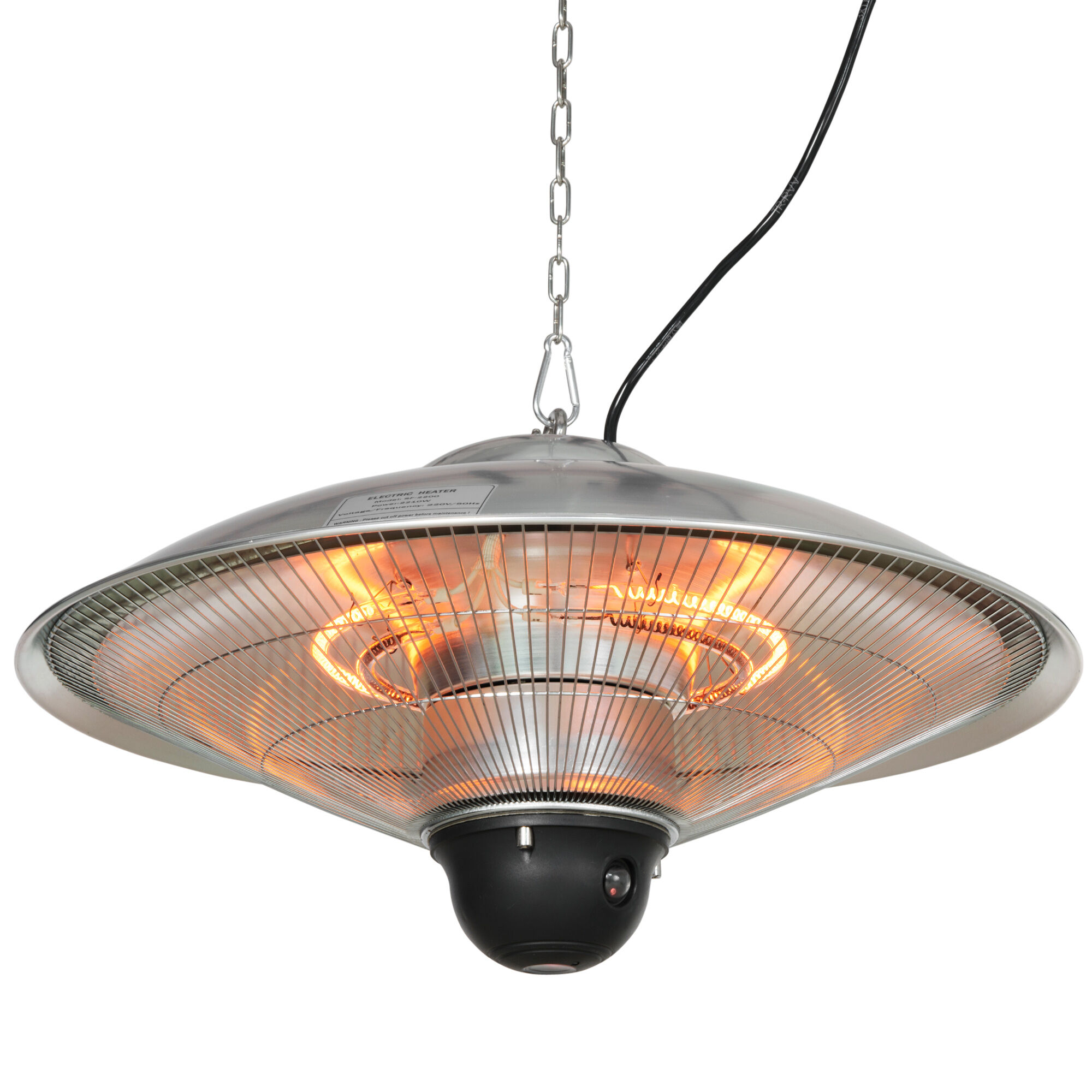 Outsunny Calefactor Exterior de Techo color Plata thumbnail