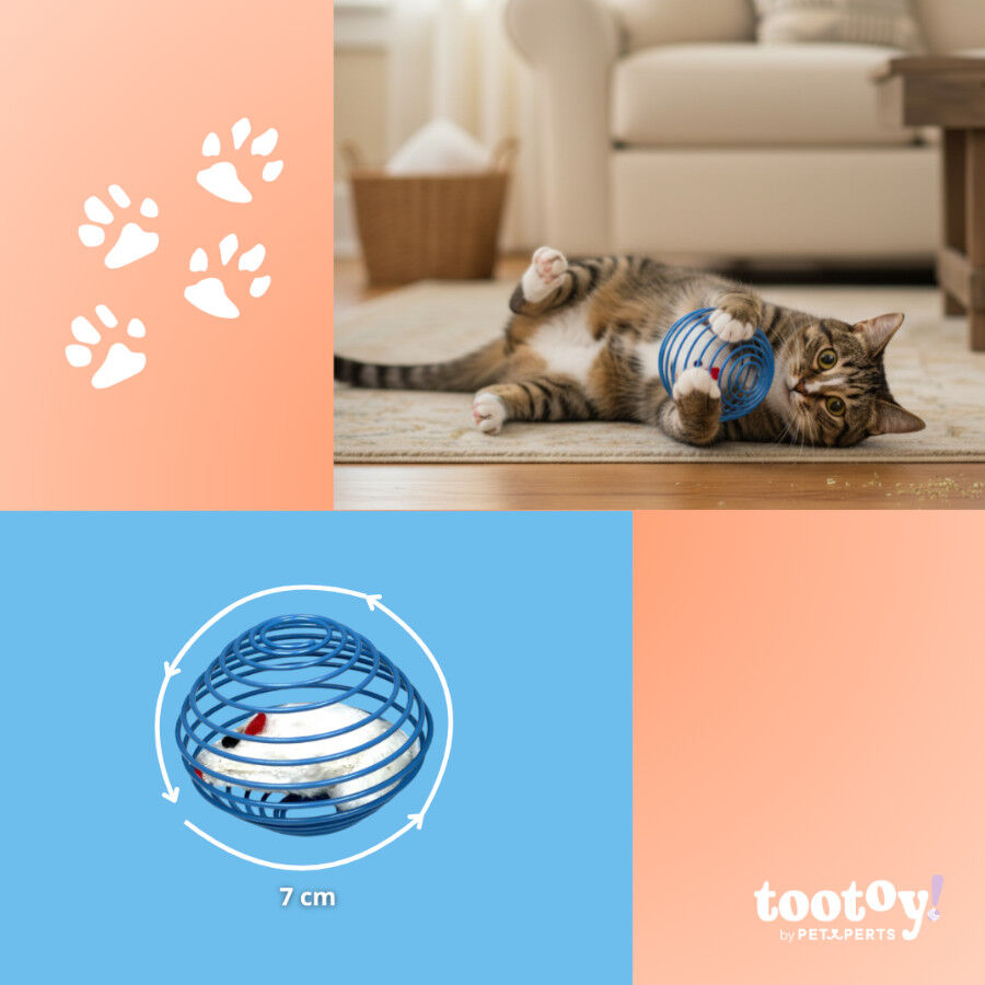 Tootoy! Pelota Interactiva con Rat&oacute;n para gatos, , large Imagen numero 5