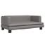vidaXL Cama para perros de cuero sintético gris 60x40x30 cm, , large indicador imagen numero 6