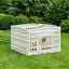 vidaXL Parque para Perros de 4 Paneles 60 x 60 x 38 cm Pl&aacute;stico Blanco, , large indicador imagen numero 5