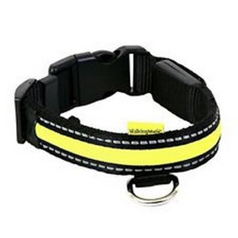 Collar de nylon con LED para perros color Verde, , large image number null