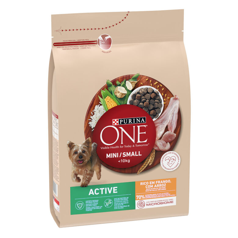Purina One Mini Active Pollo pienso para perros thumbnail
