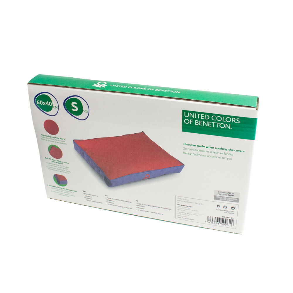 Benetton funda colchon Classic Rojo/Azul M:70*50 CM, , large Imagen numero 2