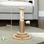PawHut Rascador para Gatos Roble y Crema, , large indicador imagen numero 3