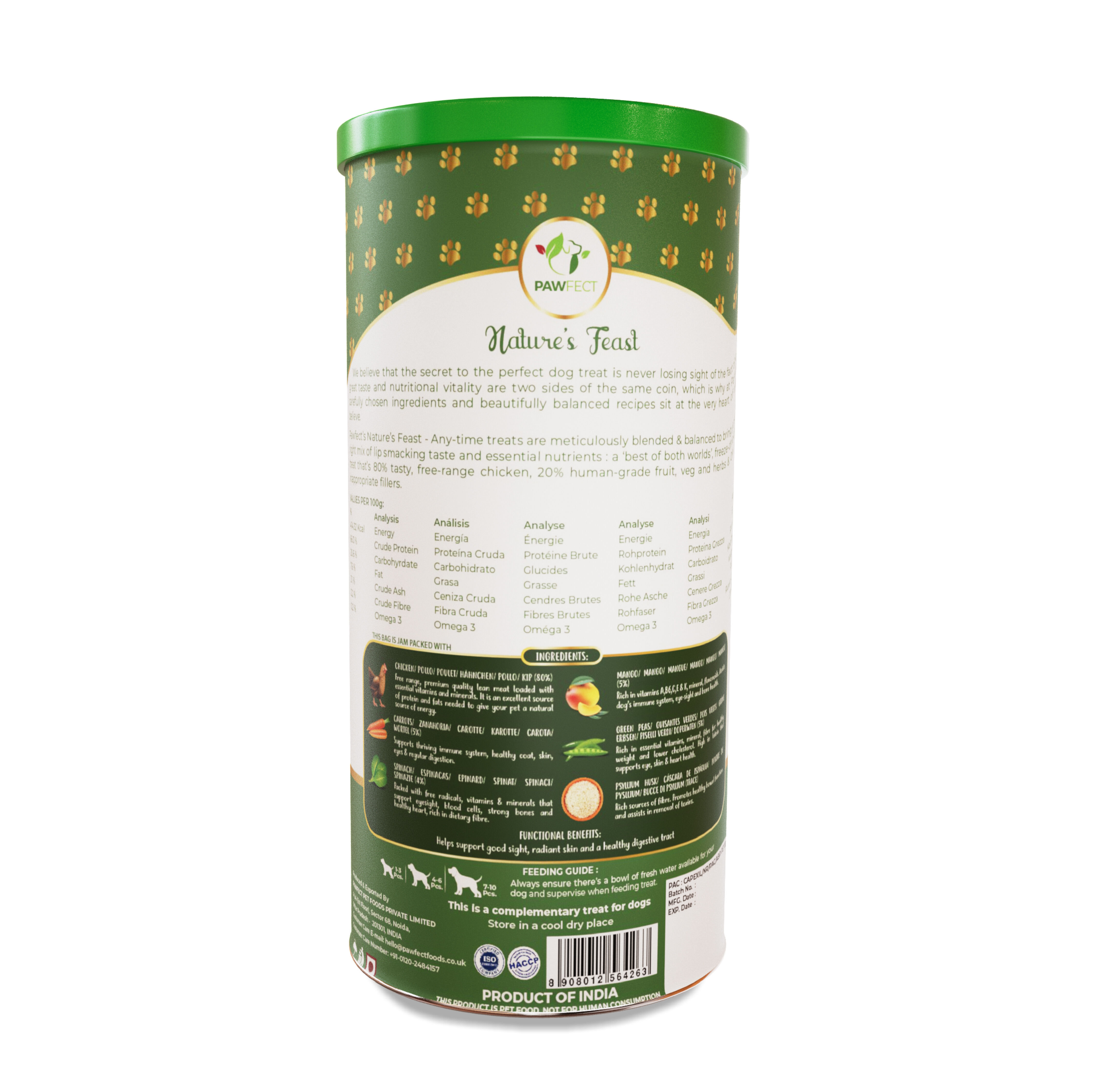 Golosinas liofilizadas para perros: pollo y verduras asi&aacute;ticas (50 g/1,76 oz), , large Imagen numero 2