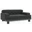 vidaXL Cama para perros de cuero sintético negra 90x53x30 cm, , large indicador imagen numero 5